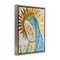 Stupell Industries Holy Mary In Gold Floating Frame, design by Franklyn Gregory